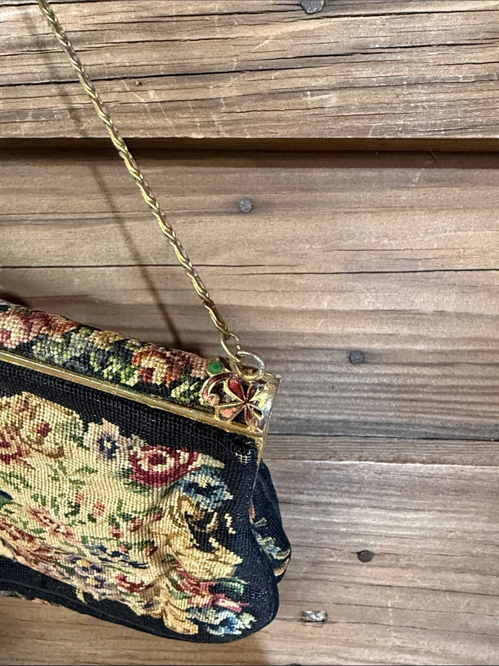 Vintage 30s-60s Petit Point Bag
